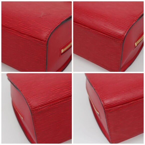 LOUIS VUITTON Epi Pont Neuf Hand Bag Red M52057 LV Auth ep10536 - Picture 14 of 16